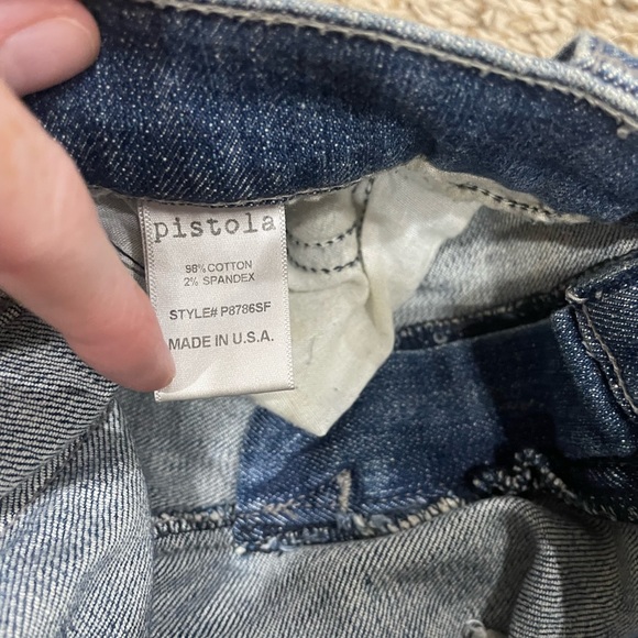 Pistola Jeans women’s size 27 distressed jeans denim - Picture 6 of 6